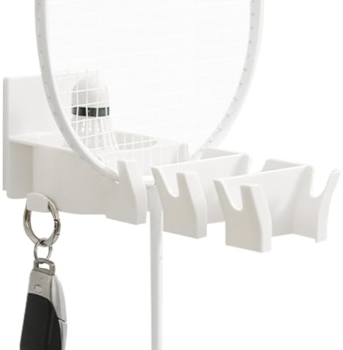 Générique Badminton Rack – Badminton Racket Organizer Stand, Multifunktional Home Storage Organization, Racket Display Organizer für Badminton, Tennis, Tisch Tennis
