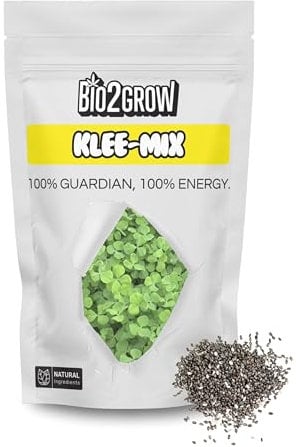 Bio2grow Klee-Mix 150 Gramm - Natürliches Gründüngung Saatgut für Bodenverbesserung & Stickstoffanreicherung Vielseitige Mischung für Garten und Hochbeete
