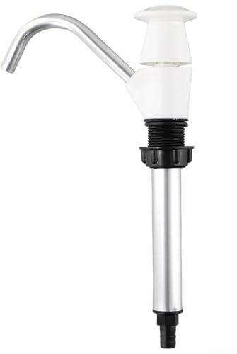 Hand Pump, Sink Water Hand Pump, Efficient Dual-Action Pumping,Delivers Water On Both Up and Down, Self-Priming Technology, for Outdoor Activities(White)
