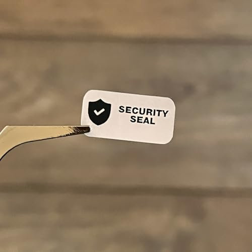 150 pcs VOID SECURITY SEAL security sticker, 20x10 mm, matte silver