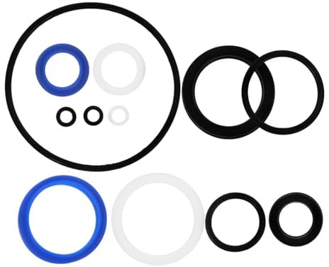 10 O-Ring Dichtungsringe aus Silikon für Hydraulikzylinder | Hochdruckbeständig, Verschleißarm, für Kfz Reparatur und Wartung, Dichtungssatz für Öl und Hydrauliksysteme