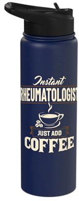 Rheumatology Instant Rheumatologist Coffee Doctor Apparel Stainless Steel Insulated Water Bottle