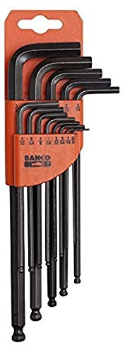 Bahco BE-9780 - Juego Llaves Hex 0,050-5/16