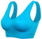 Boolavard Soutien-Gorge Confort Seamless - Soutien Bustier - Soutien-Gorge Sport et Sport, Sporttop, Seamless, Forme Bustier Top sans Accolade (XXL: 116-121cm (90C-100A), Turquoise)