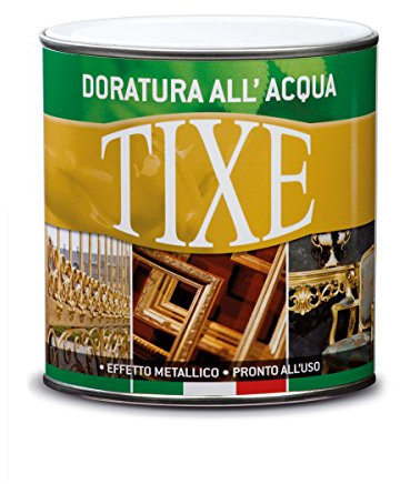 TIXE Doratura per Interni all'Acqua – Vernice Dorata per Decorazioni e Finiture Eleganti, Pallido, 125 ml
