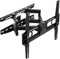 tectake® Supporto Universale Parete, Muro, per TV 26-75″ (66-191 cm), Inclinabile, Girevole, Estensibile, Staffa TV, VESA max. 400 x 400, Portata 60 kg 32–60, Distanza Parete da 66 a 340 mm