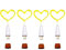 iMazer Wine Bottle Cork Lights, Rechargeable USB Powered Copper Wire String Starry LED Light for DIY,Party,Home Decor,Christmas,Wedding or Mood Lights Wine Bottle Decorations (Warm White 4 Pack)
