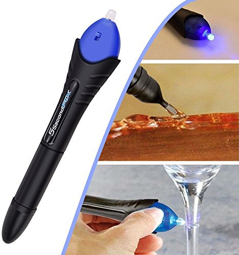 5 Seconds UV Activated Glue ,Woopower Liquid Glass Welding Compound Adhesive Repairs Tool Quick Use, UV Light Fix Pen / Refill Glue Optional