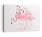 ARTTOR Bilder auf Leinwand 100x70cm Leinwandbild Flamingo Vogel Wasser Groß Wanddeko Bild Schlafzimmer Küche Deko Wandbilder Dekoration Wohnzimmer Wall Decor Canvas Wand Kunstdruck Art AA100x70-3899