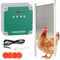 Agrarzone Automatische Hühnerklappe Batterie mit Schieber 40 x 30 cm - Hühnertür elektrisch mit Timer, Manuell, Lichtsensor für Hühnerstall