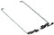 Gintai Kit de charnières gauche et droite pour ordinateur portable HP 17-by 17-CA 17-BY0061CL 17-BY0022CY 17-BY0063CL L22536-001