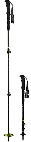 McKINLEY Unisex – Erwachsene Carbon Light QL Wander-Stock, Schwarz/Lime, Einheitsgröße
