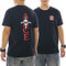 Whitebeard Portgas·D· Ace Japanisches One Ace Piece Anime-T-Shirt aus 100% Baumwolle für Herren und Damen (Schwarz,L)