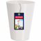 KADAX Flowerpot, Slim Orchid Pot, semplice fioriera, secchio di fiori per orchidea, erba da ragazzo, margherite, trama per cucina e soggiorno (⌀ 13 cm, rotondo, bianco)
