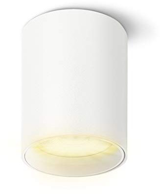 SSC-LUXon Aufbau LED Spot TOBI-S inkl. LED GU10 Lampe tauschbar 3W warmweiß - Aufbaustrahler Mini Ø 60mm x 85mm weiß 230 Volt