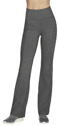 Skechers Women's Gowalk Evolution Flare Pant II, Charcoal Grey, XX-Large