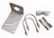 CompuPort Universal YAGI Antenna Bracket Mount with 2 U-Bolts Adjustable for Attic/Outdoor, Weather Station Mounting for Buildings - Galvanized Steel IP66