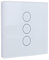 Sonew 3 Wege Touch Lichtschalter, Smart Lichtschalter Touch Glas Multi Control Kabelloser Lichtschalter mit Anwendungssteuerung und Sprachsteuerung(Weiß)