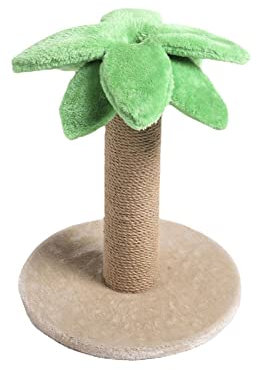 Kleine Katze Kratzbaum Katze Klettergerüst Kokos Palme Katzenkratzbaum Natürliche Sisal Kratzbaum Geeignet für Katzen und Kätzchen
