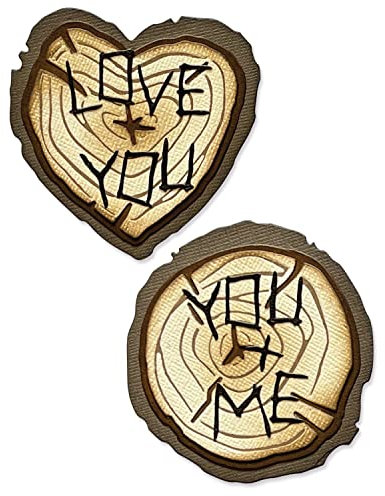 Sizzix Thinlits Die Set 33PK Wood Slice by Tim Holtz, Plastic, Multi-Colour, One Size