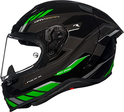 Nexx X.R3R Precision Helm (Black/Green,XXL (63/64))