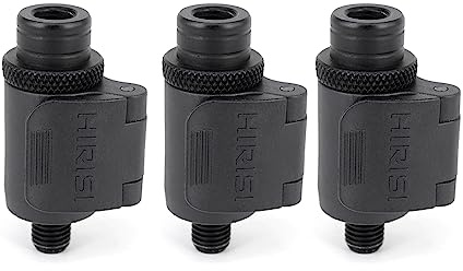 Hirisi Tackle 3 Stück Karpfenangeln Schnellwechselverbinder Aluminium für Karpfenangeln Alarme Rod Pod Bank Sticks AQ211