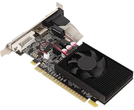 Carte Graphique GT730 2 Go Carte Graphique de Jeu GDDR3 avec Ventilateur Unique Emplacement PCI Express 2.0 16X Fréquence de Base 810 MHz Fréquence Mémoire 1300 MHz 64 Bits
