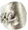 Ring 835 Silber Besteckschmuck Ring, ca. 63 (20,2) Ring aus Silberbesteck