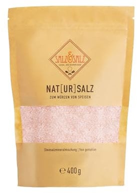 Salz & Salz Premium [Himalaya Salz] Grob & Salz Fein 400g & 900g – Steinsalz aus Pakistan ohne Zusätze – Natursalz Unbestrahlt für Salzmühle und Genießer - Rosa Kristallsalz, Ursalz, Steinsalz