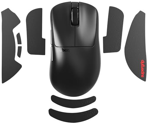 Pulsar Gaming Gears SUPERGRIP - Juego de cintas de agarre para Xlite V3, gran absorción de sudor, antideslizante, adhesivo 3M, sin residuos, ultrafina, 0,5 mm