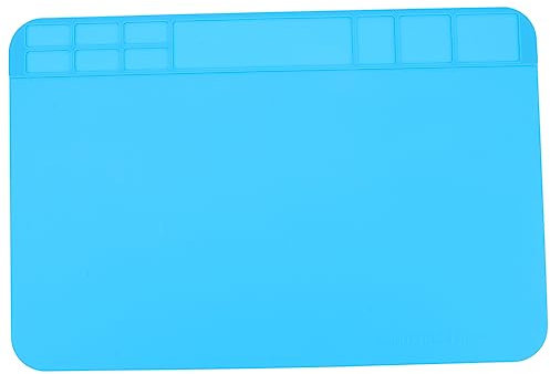 BESTonZON Hitzebeständige Tischunterlage Aus Silikon Elektronik Reparaturmatte Lötmatte Arbeitsmatte Reparieren Handy Laptop Reparaturmatte Werkbankmatte Suite Elektronisch Kieselgel
