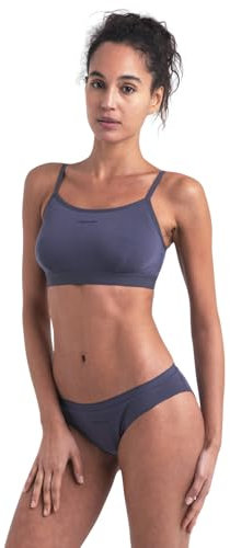 Icebreaker - Damen Merino Core BH - Ungefütterter Bralette - Graphite, M