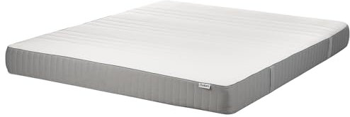 Beliani 7 Zonen Latexmatratze 180x200 cm mittel Abnehmbarer Bezug grau/weiß Fantasy