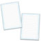 2 Briefblöcke Motiv Ornament Muster blau pastell Briefpapier für Mädchen Kinder und Erwachsene Geschenk (2 Blöcke A4 mit je 25 Blätter)