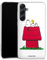 DeinDesign Slim Case extra dünn kompatibel mit Samsung Galaxy A55 5G Silikon Handyhülle transparent Hülle Snoopy Offizielles Lizenzprodukt Peanuts