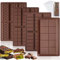 YeahBoom 4 Piezas Moldes Para Barra De Chocolate Profundos De Silicona,Molde de Chocolate Silicona Profunda,Molde de Silicona Barra de Chocolate,Molde de Chocolate Profundo,Para El Hogar, Cocina
