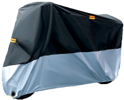 MBBROS Motorrad Abdeckplane für FXDBI Street Bob 2006, 210D Oxford-Stoff Outdoor Wasserdicht Winddicht UV Beständiges Motorrad Schutzhülle Zubehör,D