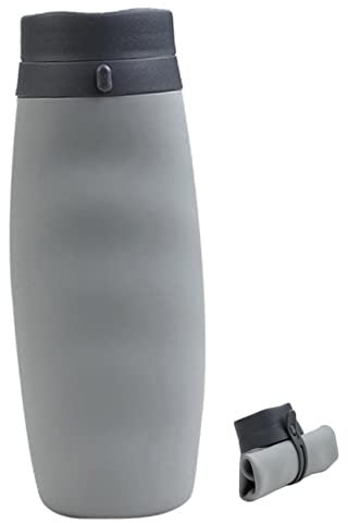 Sosoport Lot De 2 Bouteilles Deau De Voyage Réutilisables Et Pliables Faciles À Transporter