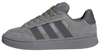 Adidas Mens Grand Court Alpha, Grey/Grey/Halo Silver, 9.5
