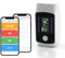 Bluetooth Fingertip Pulse Oximeter with Respiration Pressure,High Accuracy O2 Meter for All Skin, Portable SPO2 & Pulse Rate Monitor for Children Adults, Battery Included