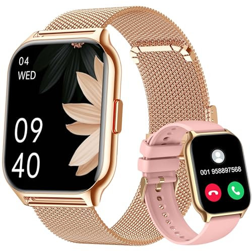 ZOSKVEE Smart Watch Answer/Make Calls, 2.01 Smartwatch Men Women, Fitness Watch with Blood Pressure, Sleep Monitor, Step Counter, 110+ Sports, Fitness Smartwatches for Android iOS
