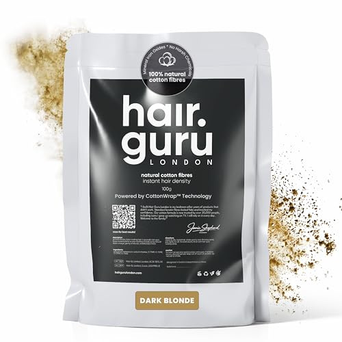 Hair Guru London Hair Thickening Fibres Refill, Dark Blonde, 100g