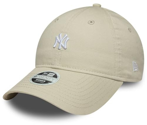 New Era 9Twenty Damen Cap - Washed MIDI NY Yankees beige