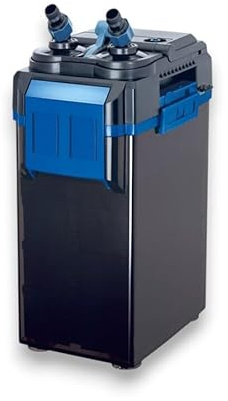 HAPPET ClarEx 1200 Filtre Externe Aquarium 1200 l/h, Filtre Aquarium Silencieux pour Aquarium 300-500 L, Pompe Aquarium Externe, Filtration Mécanique et Biologique, Eau Douce et Eau de Mer