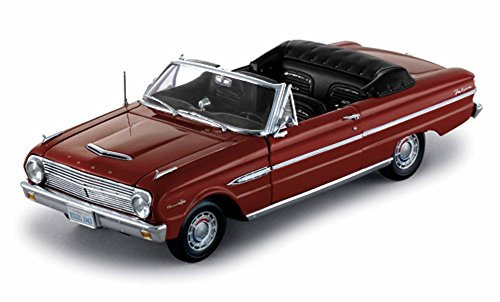 Ford Falcon Convertible, metallic-dunkelrot, 1963, Modellauto, Fertigmodell, Sun Star 1:18