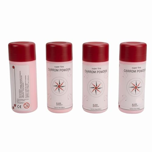 GICO Hochwertiges Original Carrom Gleitpulver von Carrom Manufaktur Carrom Pulver Powder XXL-Pack - 340g - 2117-4