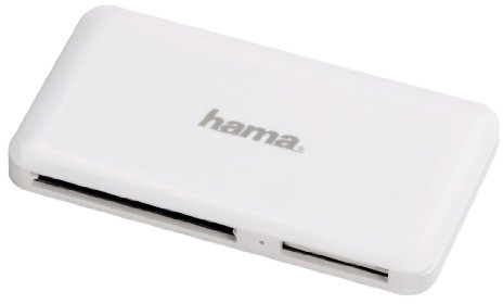 Hama Slim SuperSpeed - Lector de Tarjetas (USB 3.0), Color Blanco