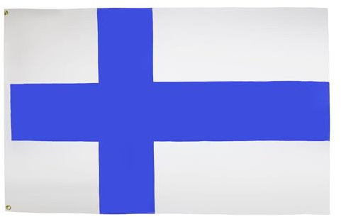 BANDIERA FINLANDIA 90x60cm - BANDIERA FINLANDESE 60 x 90 cm - AZ FLAG