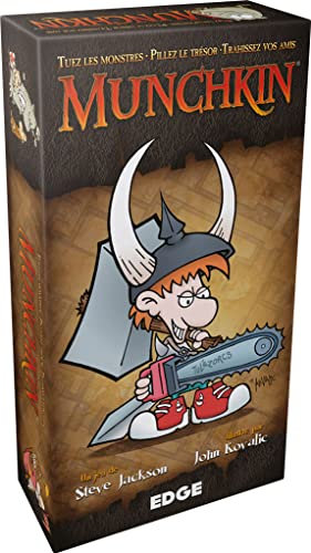 Edge | Munchkin | Jeu de société Jeu de Base Anicenne Edition | À partir de 10 Ans | 3 à 6 Joueurs | 60 Minutes