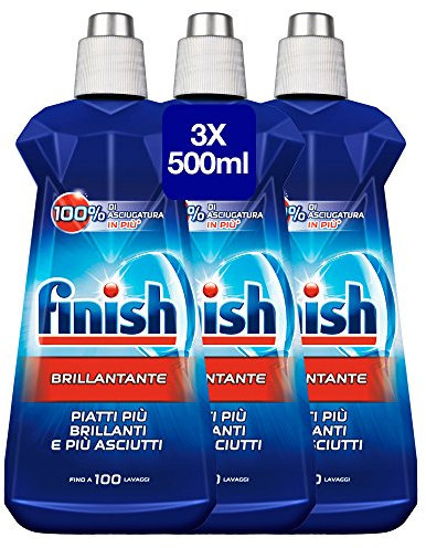 Finish – 3 Abrillantadores regulares de 500 ml [1500 ml].